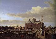 Castle Garden in the rear Jan van der Heyden